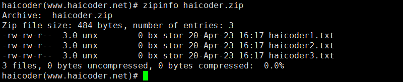 64_linux显示zip压缩包信息zipinfo命令.png